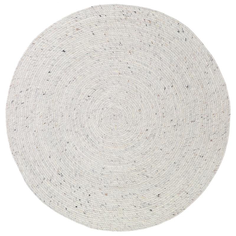 NEETHU NATURAL L vilten wollen vloerkleed